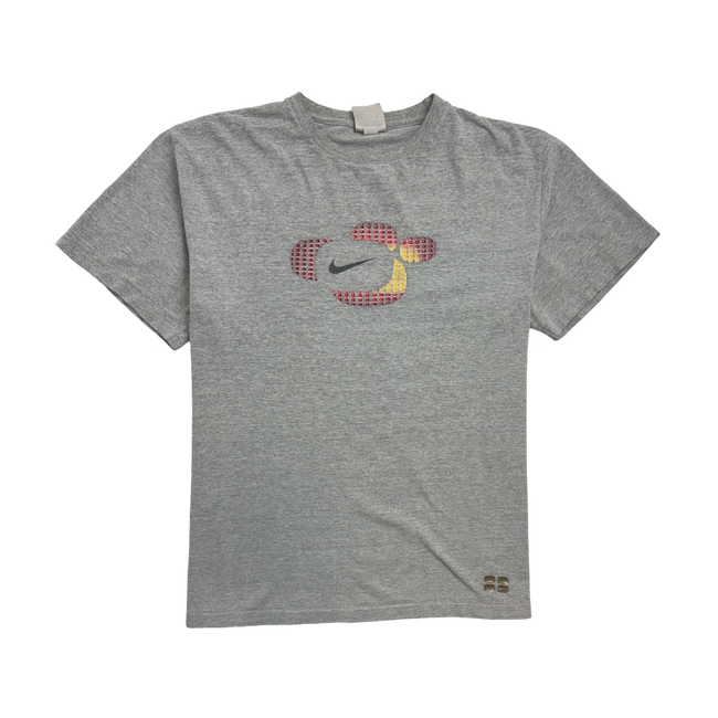 Vintage 2000s Nike Center Swoosh Tee Grey