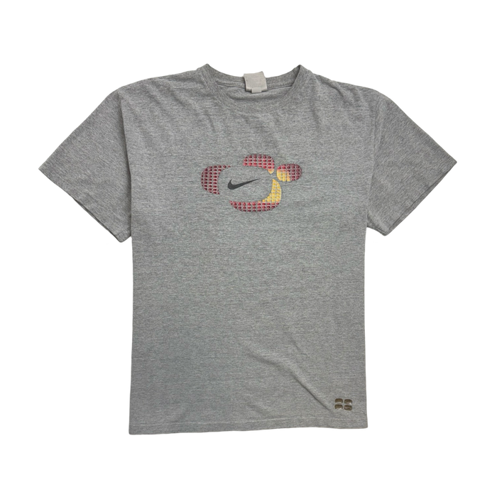 Vintage 2000s Nike Center Swoosh Tee Grey | Vitnage Clothing Store Canada