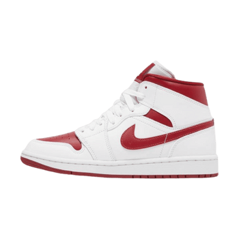 Women's Air Jordan 1 Mid White Pomegranate