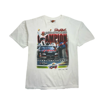 (XL) Vintage '98 Daytona 500 Champion Dale Earnhardt Tee White