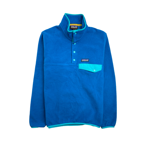 (XS) Patagonia Synchilla Quarter Snap Fleece Blue | Vintage Clothing Store Canada