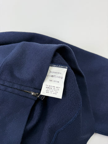 BAPE Shark Full Zip Hoodie Navy