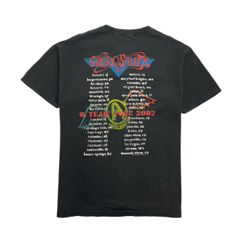 (L) Vintage '02 Aerosmith Band Tee Black