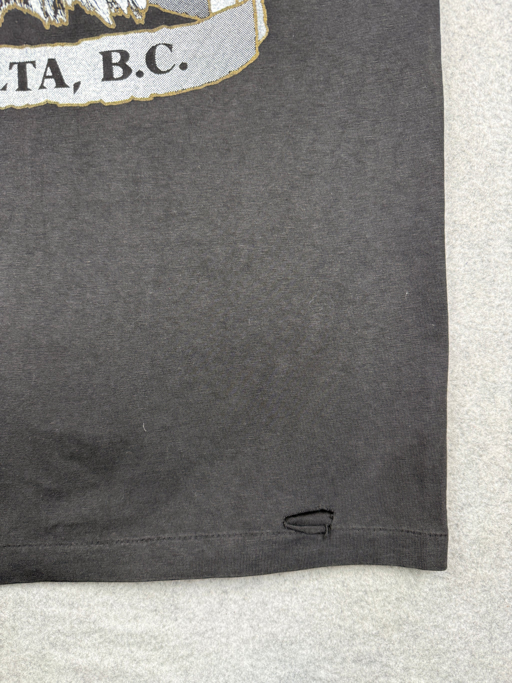 Vintage Harley Davidson Canadian Polar Bear Bike Tee Black