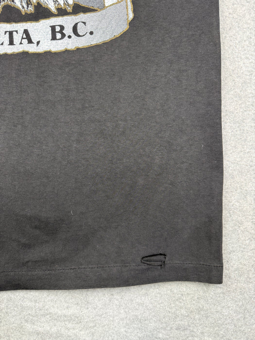 Vintage Harley Davidson Canadian Polar Bear Bike Tee Black | Vitnage Clothing Store Canada