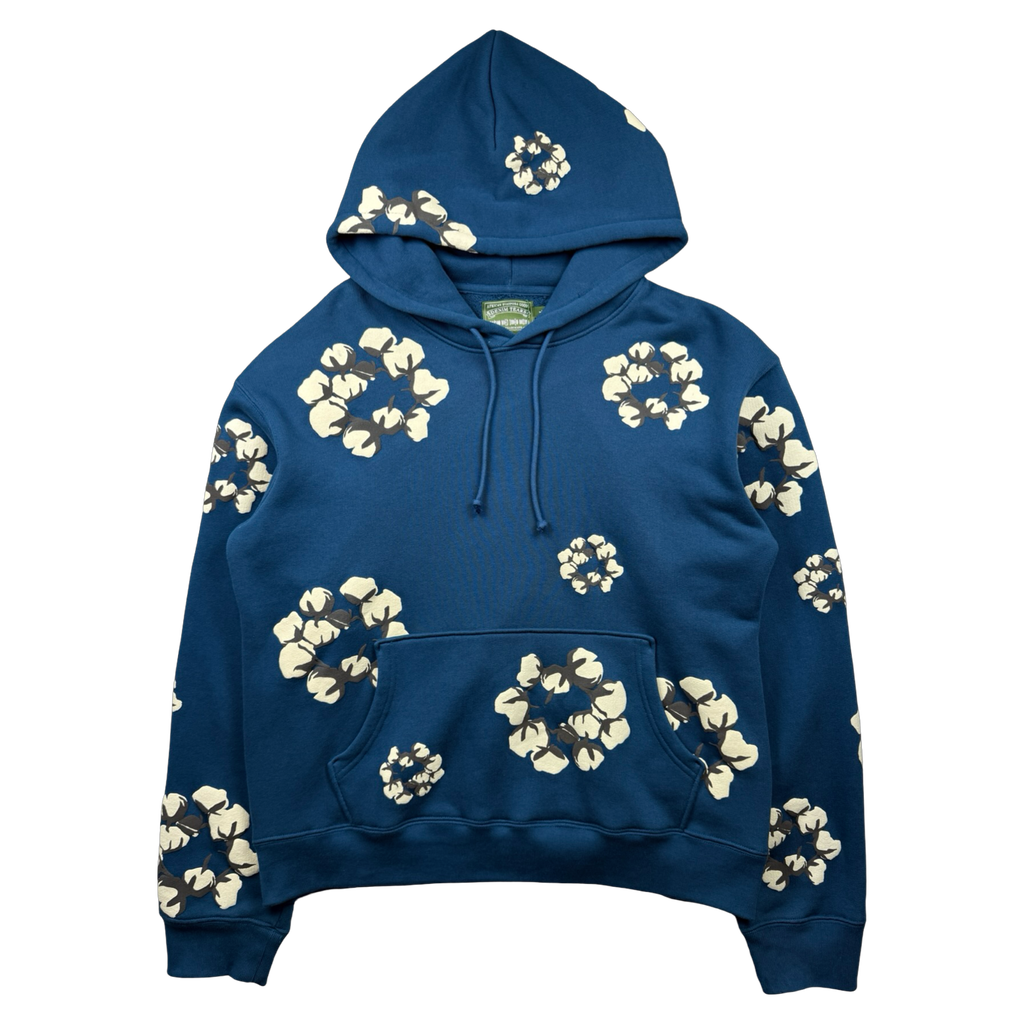 Denim Tears x CPFM Cactus Tears Wreath Hoodie Navy (USED)