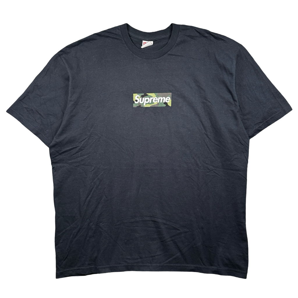 Supreme Camo Box Logo Tee Navy (USED)