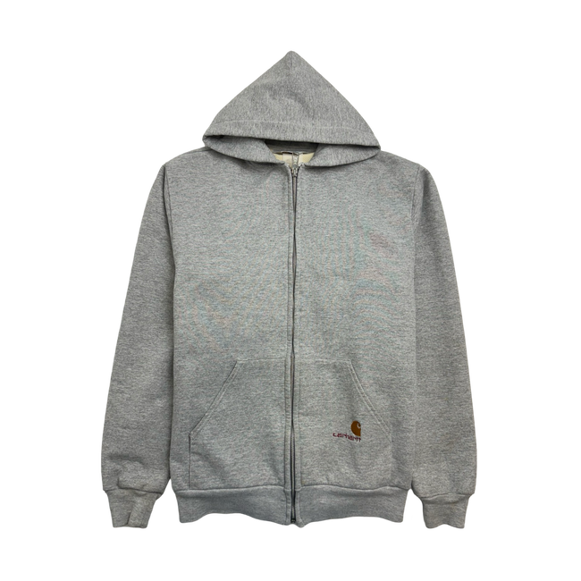 (M) Vintage Carhartt Zip-Up Hoodie Grey