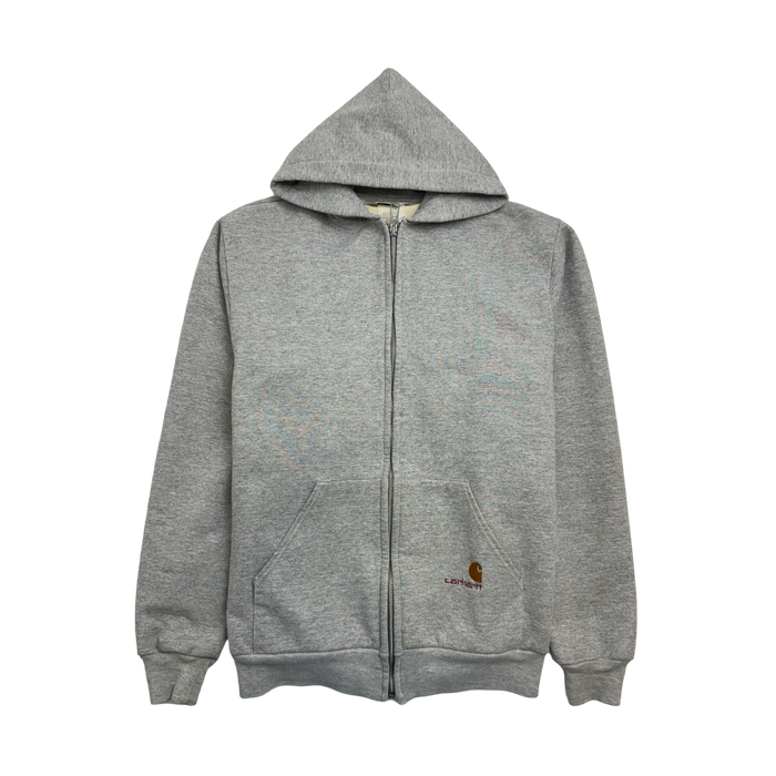 (M) Vintage Carhartt Zip-Up Hoodie Grey | Vitnage Clothing Store Canada