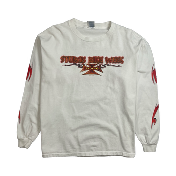 Vintage ‘06 Sturgis Biker L/S Tee White