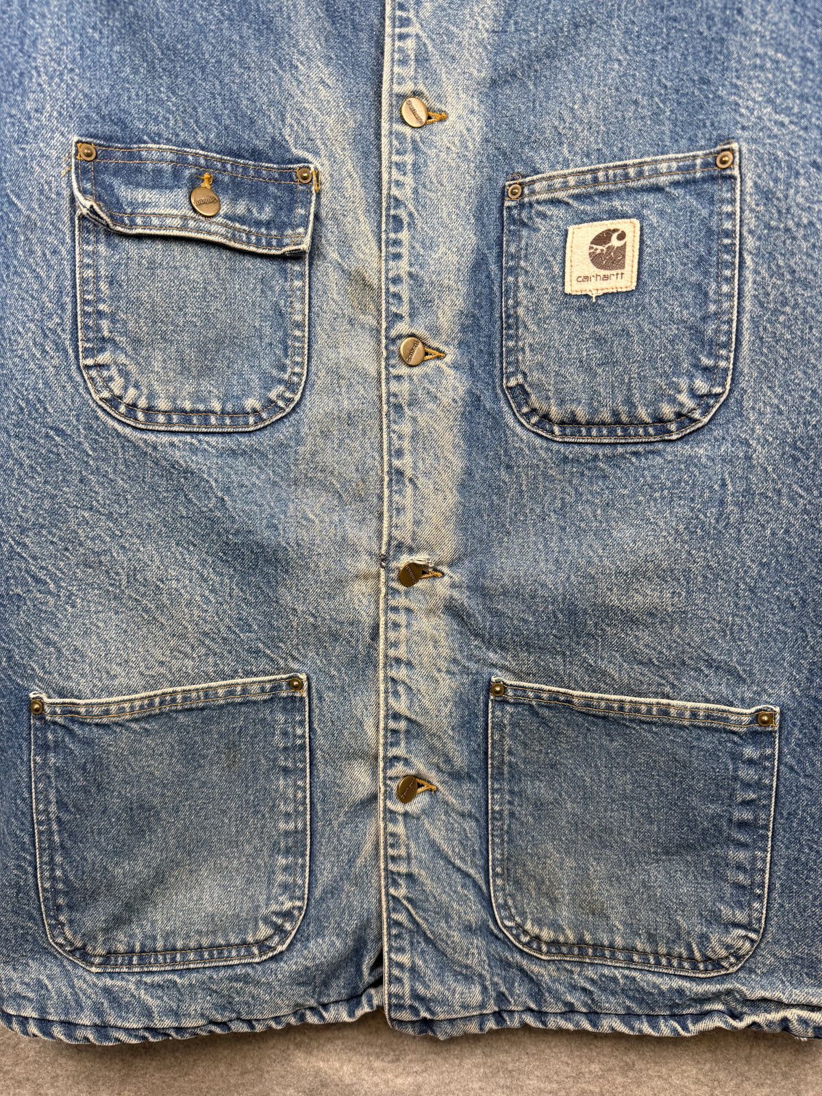Vintage Carhartt Denim Chore Jacket