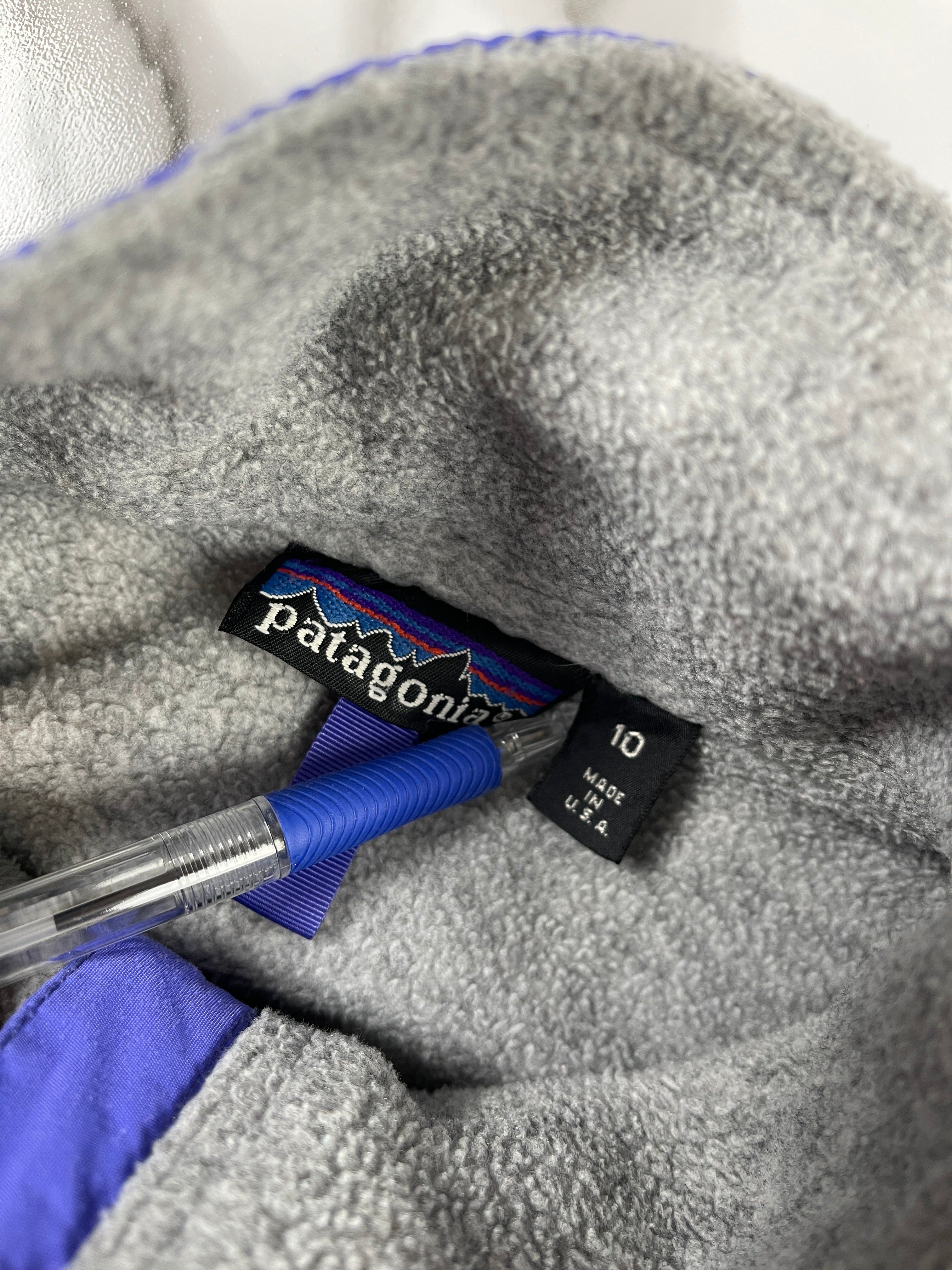 2009 Patagonia Fleece Lined Jacket Purple