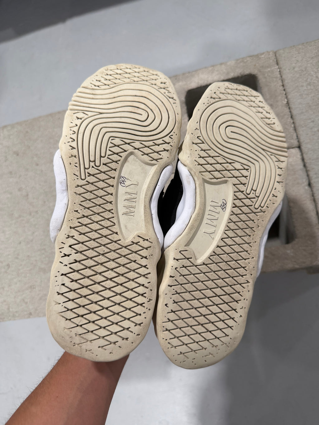 Maison Mihara Yasuhiro Parker OG Sole Canvas Low Black/White (USED)