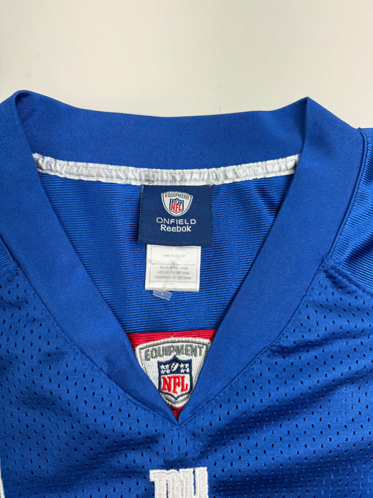 (XL) Vintage 2000s Reebok NY Giants Eli Manning Football Jersey Blue | Vitnage Clothing Store Canada