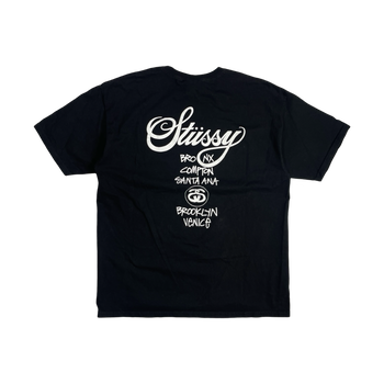 Stussy World Tour Tee Black (USED)