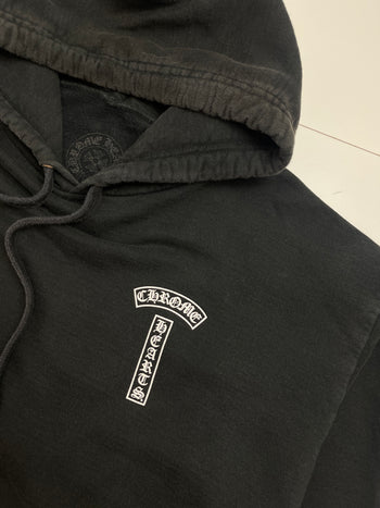 Chrome Hearts Shoulder Logo Hoodie Black (USED)