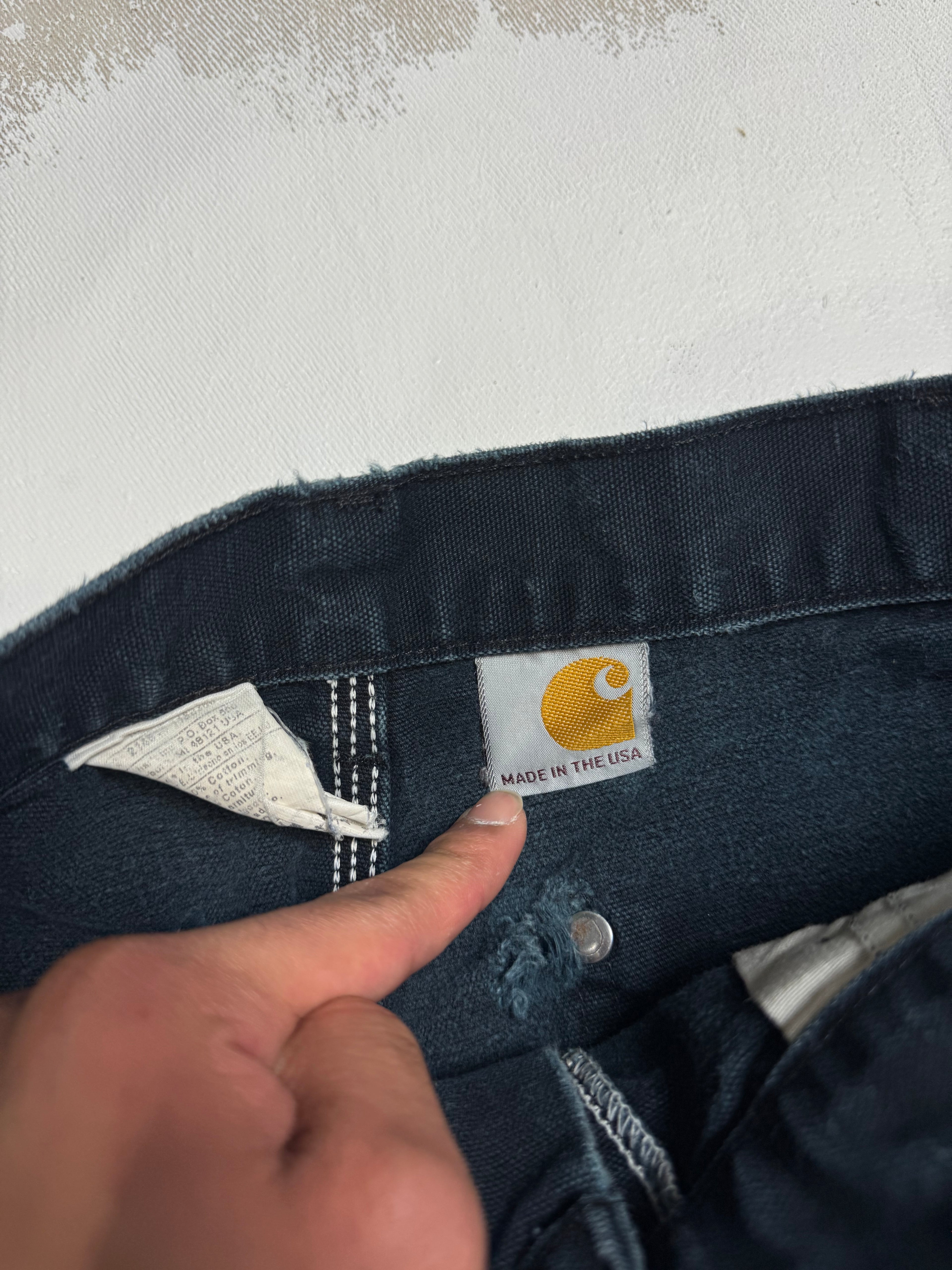 Carhartt Double Knee Carpenter Pants Black