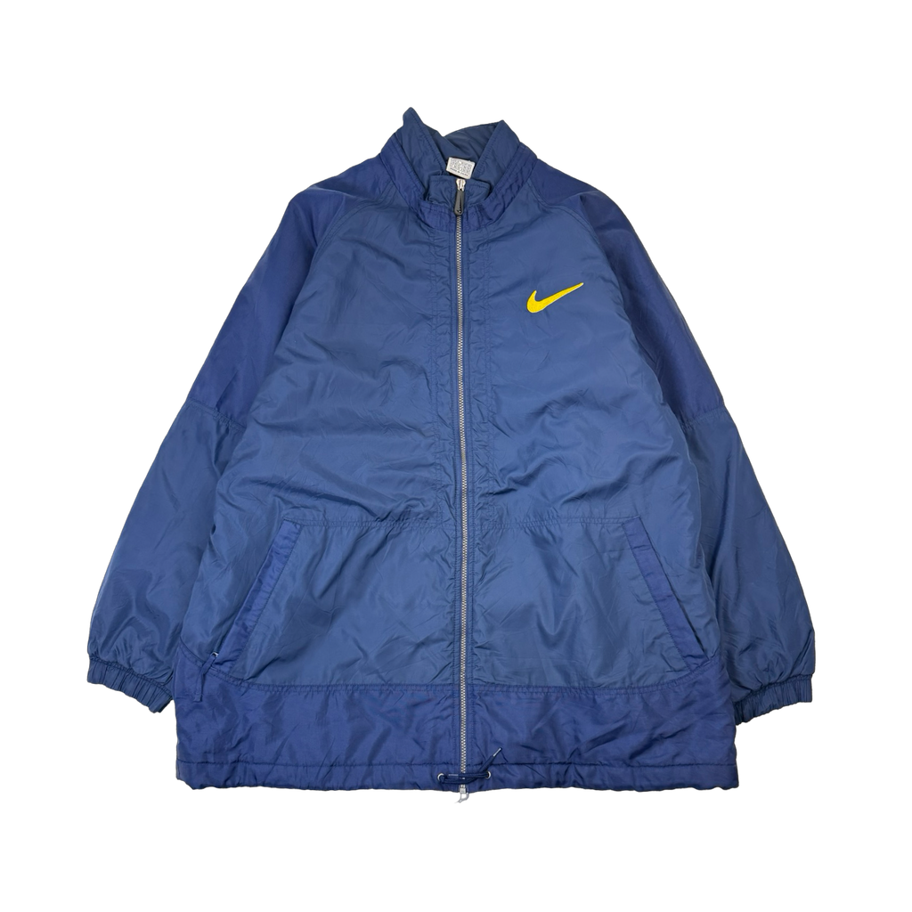 Vintage Nike Quilted Light Jacket Navy