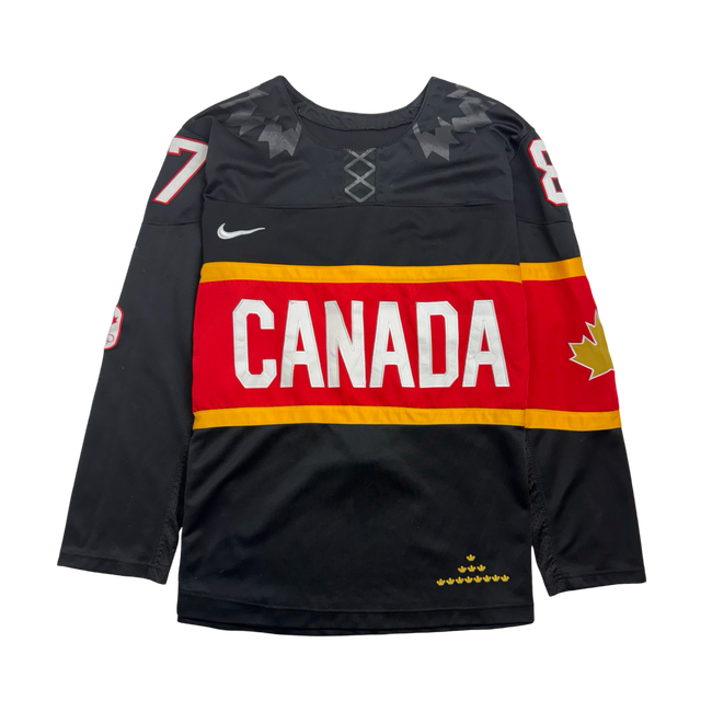 Vintage 2000s Nike Team Canada Sidney Crosby Hockey Jersey Black