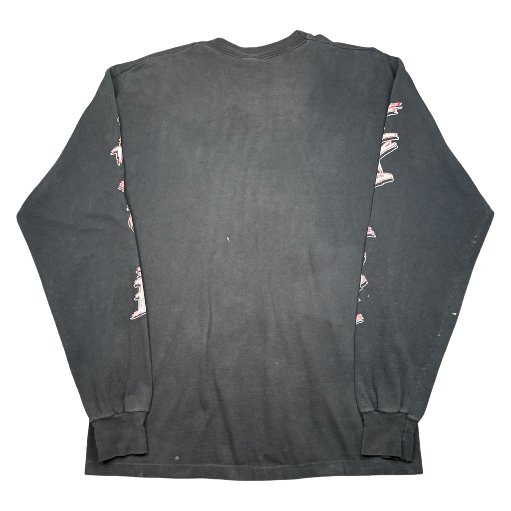 Vintage 90's Space Jam Taz L/S Tee Black