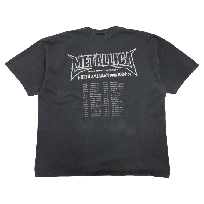 Vintage 2004 Metallica Some Kind Of Monster Tour Tee Black | Vitnage Clothing Store Canada