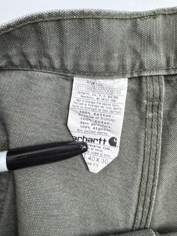 Vintage Carhartt Carpenter Pants Olive