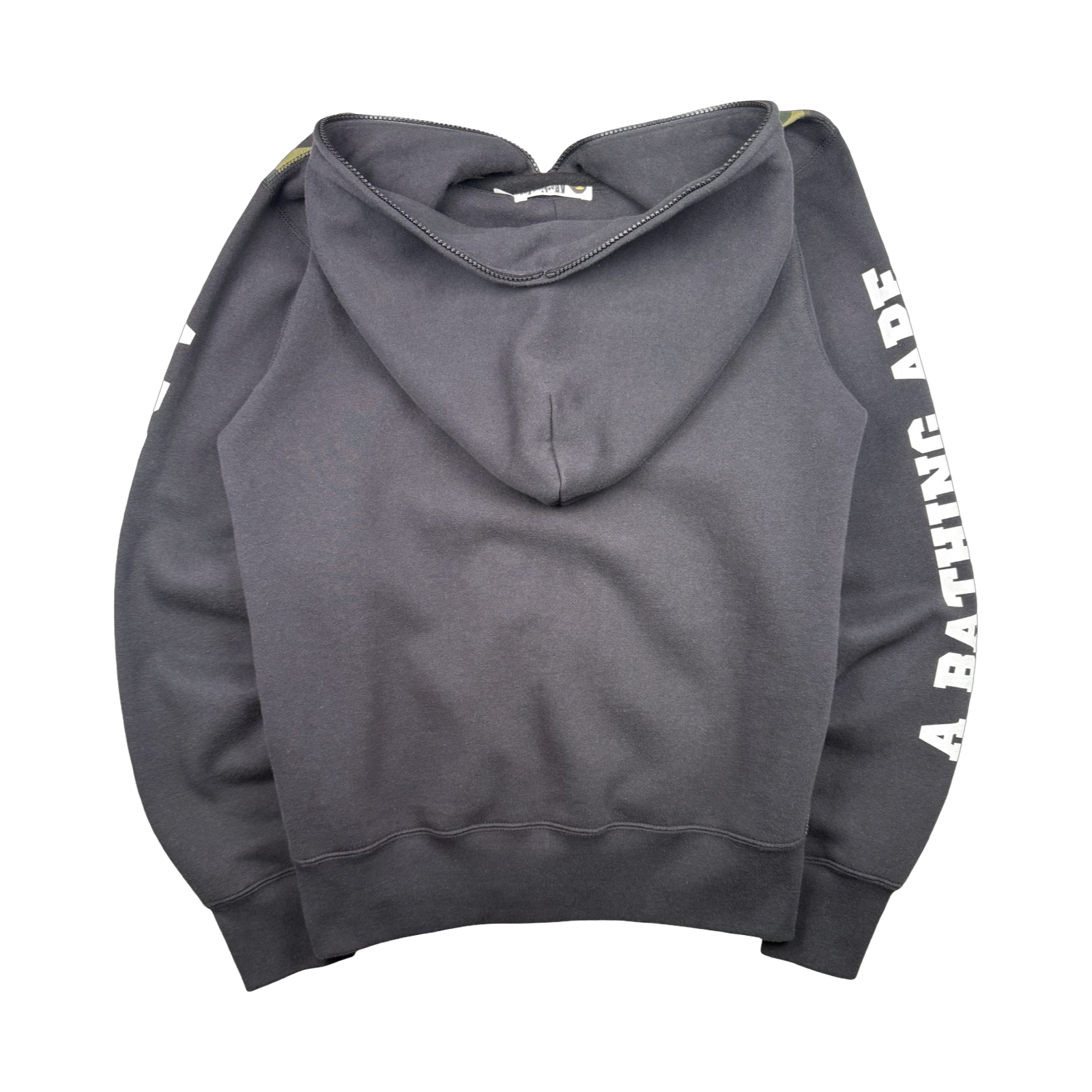 BAPE Happy New Year 1st Camo Zip Up Hoodie Black/Green (USED)