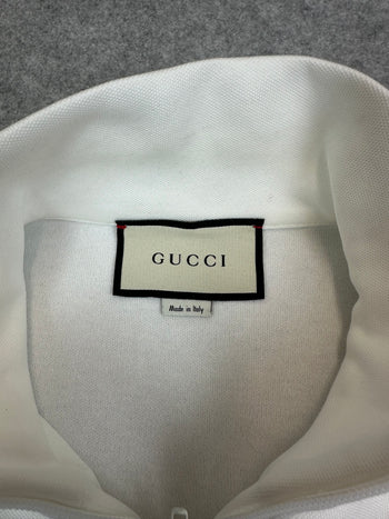 Women’s Gucci Cherry Zip Track Jacket White