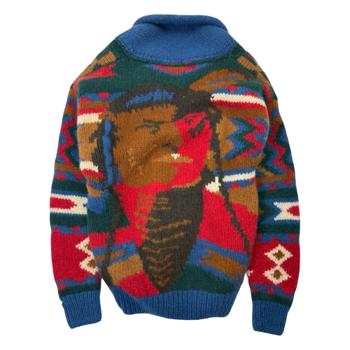 Vintage Boathouse Row Wool Aztec Pullover Knit | Vintage Clothing Store Canada