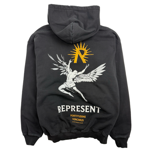 Represent Icarus Hoodie Black (USED) | Vintage Clothing Store Canada