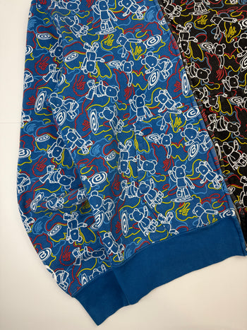 BAPE x Medicom Toy Bearbrick Shark Full Zip Up Sweater (USED)