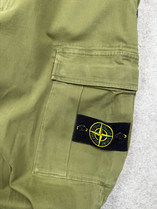 Stone Island Cargo Pants Olive (USED) | Vitnage Clothing Store Canada