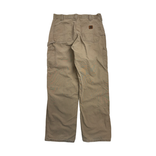 Vintage Carhartt Carpenter Pants Beige | Vintage Clothing Store Canada