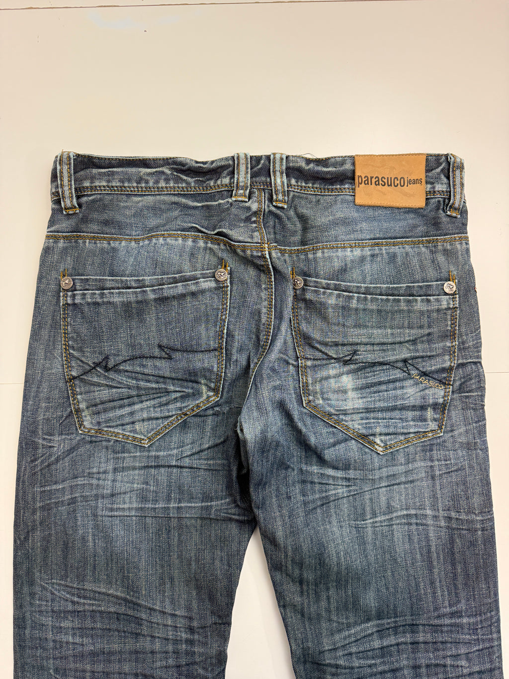 Parasuco Wrinkled Denim Pants