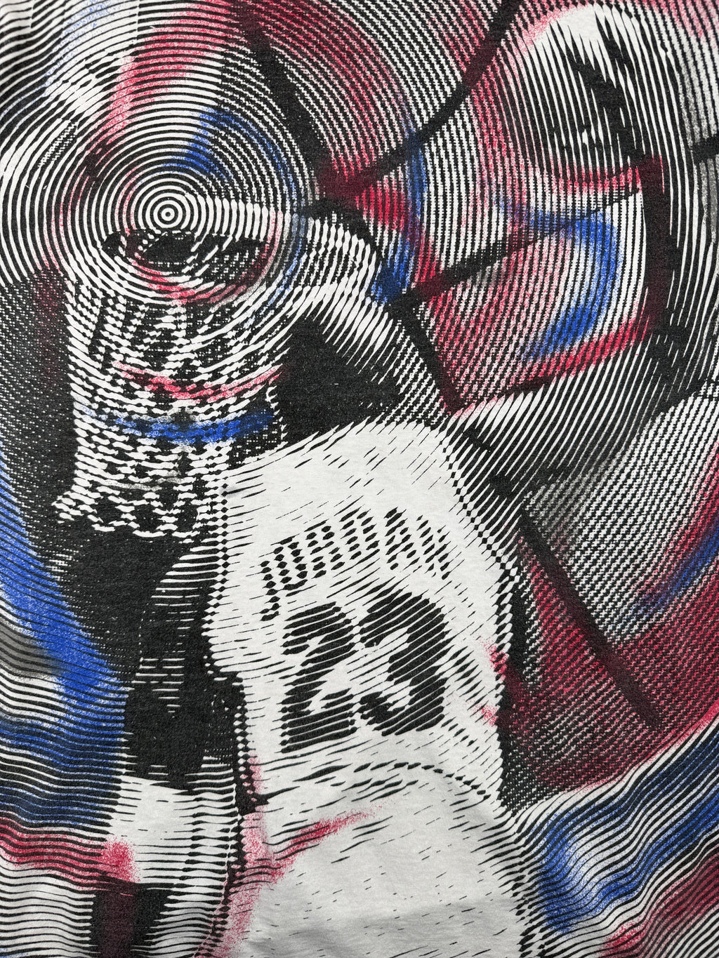 Vintage 90s Nike Michael Jordan Spiral AOP Tee