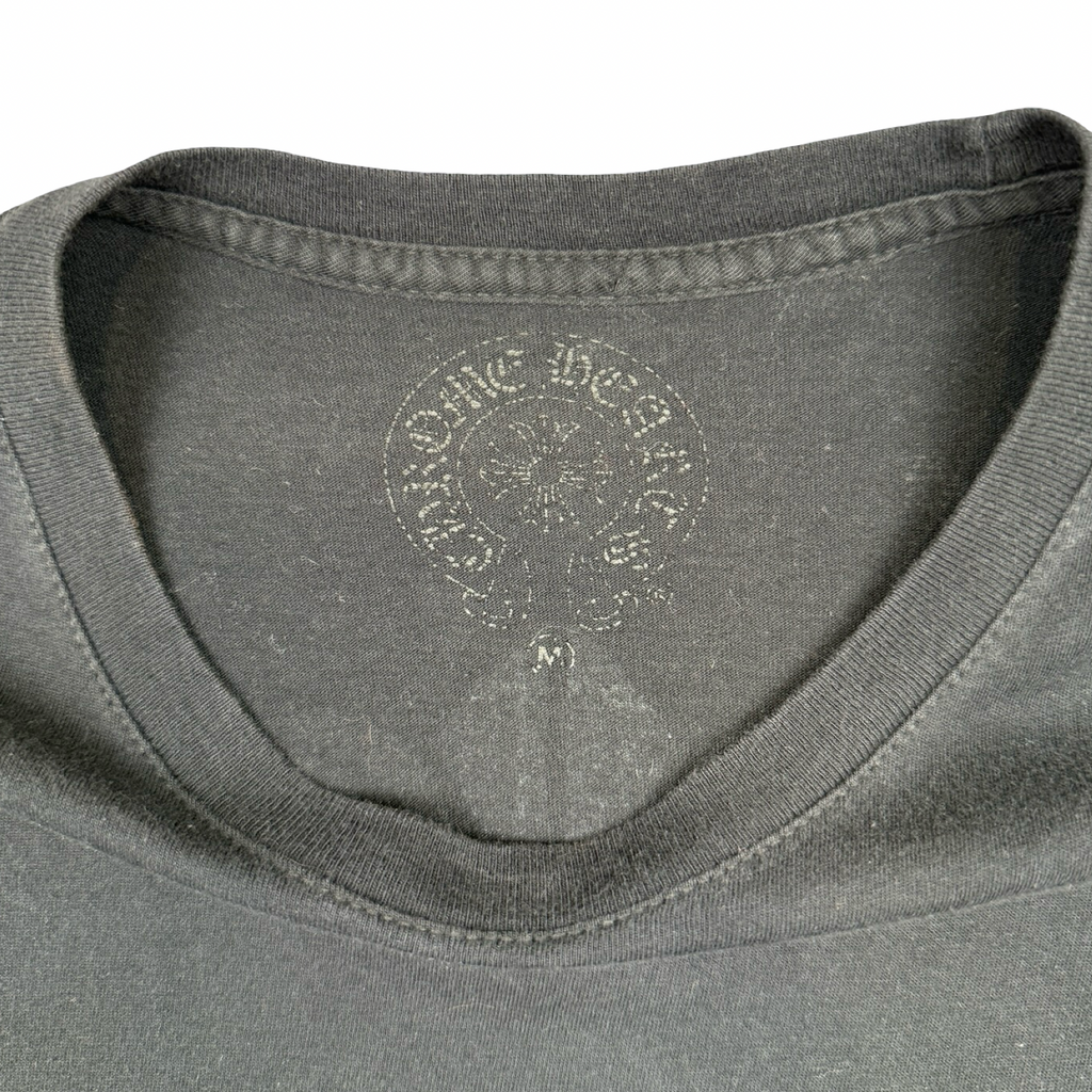 Chrome Hearts Cross Hollywood Script Sleeve L/S Tee Black