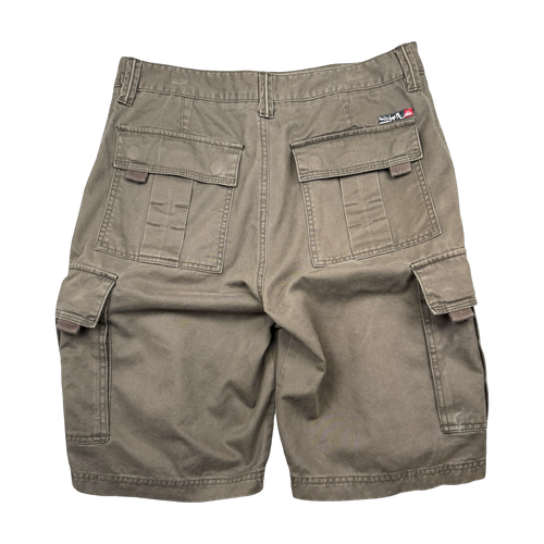Quicksilver Cargo Shorts Brown | Vintage Clothing Store Canada