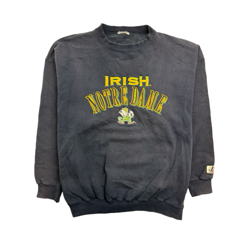 (M) Vintage Irish Notre Dame Sweatshirt Navy | Vintage Clothing Store Canada