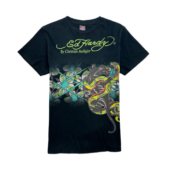 Vintage Y2k Ed Hardy Tee Black