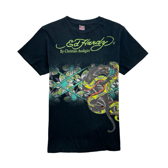 Vintage Y2k Ed Hardy Tee Black