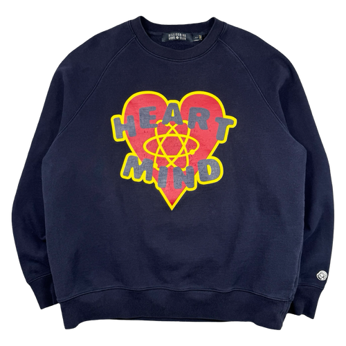 Billionaire Boys Club Heart And Mind Crewneck Navy (USED) | Vintage Clothing Store Canada