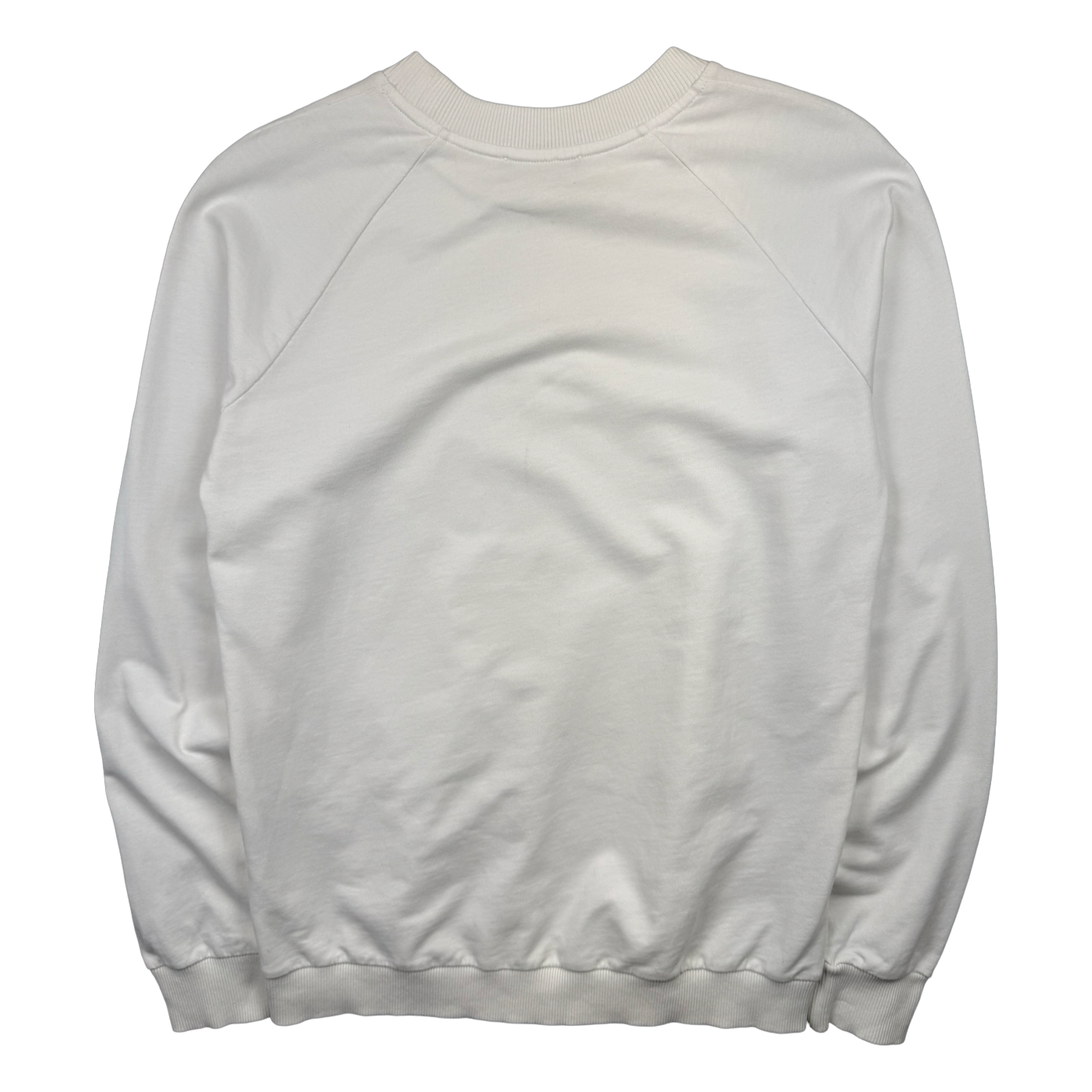 Balmain Gold Logo Sweatshirt White