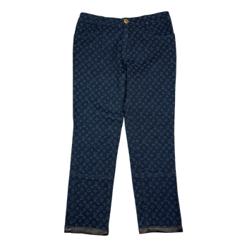 Women’s Louis Vuitton Monogram Denim Pants