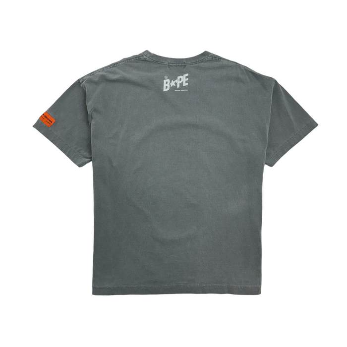 BAPE x Heron Preston Relaxed Fit Tee Washed Black (USED) | Vitnage Clothing Store Canada