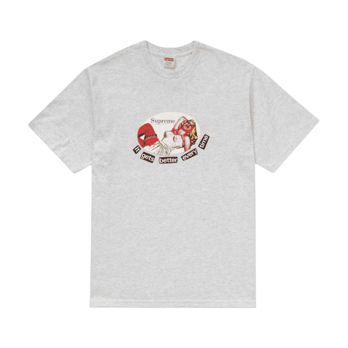 Supreme It Gets Better Every Time Tee Ash Grey | Vitnage Clothing Store Canada