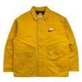 Supreme Nike Double Zip Quilted Work Jacket Mustard Yellow (USED)