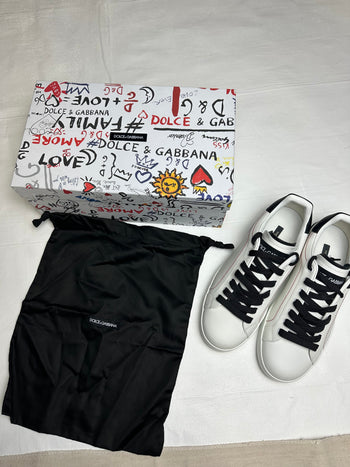 Dolce & Gabbana Portofino White Black (USED)