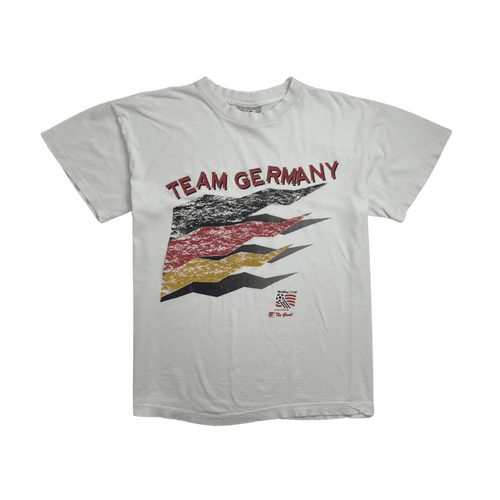 (M) Vintage '91 Team Germany World Cup Tee White | Vintage Clothing Store Canada