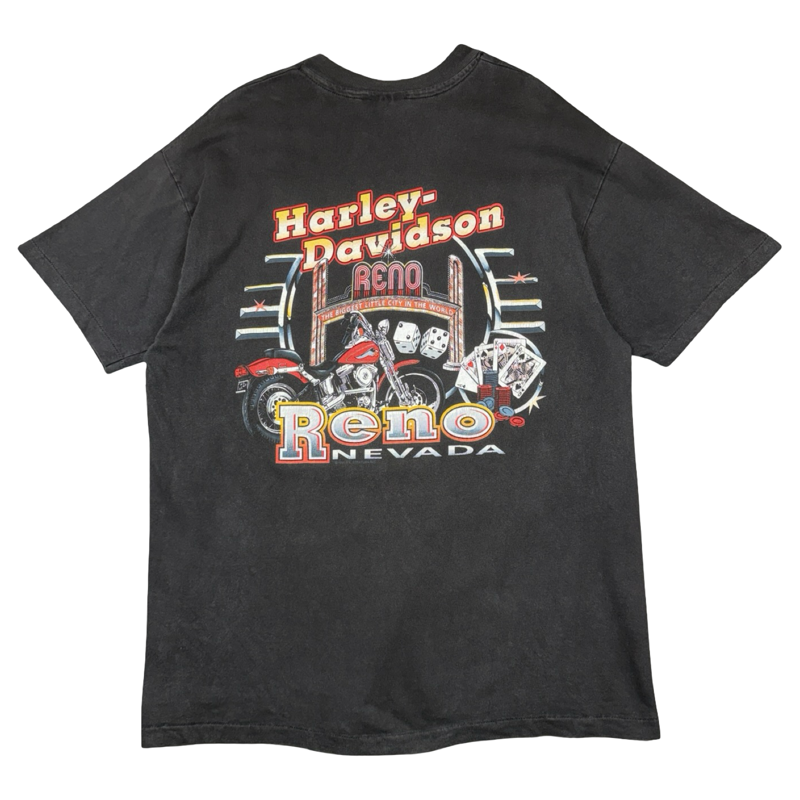 Vintage Harley Davidson Western Rally Tee Black