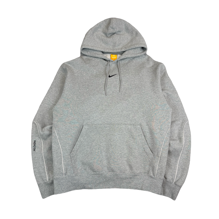 Nike x Drake NOCTA Cardinal Stock Hoodie Grey (USED) | Vitnage Clothing Store Canada